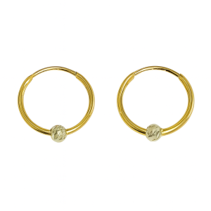 14113 0.510 13 گوشواره طلا حلقه ای