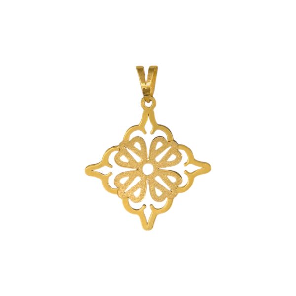 آویز طلا اسلیمی کد 17378