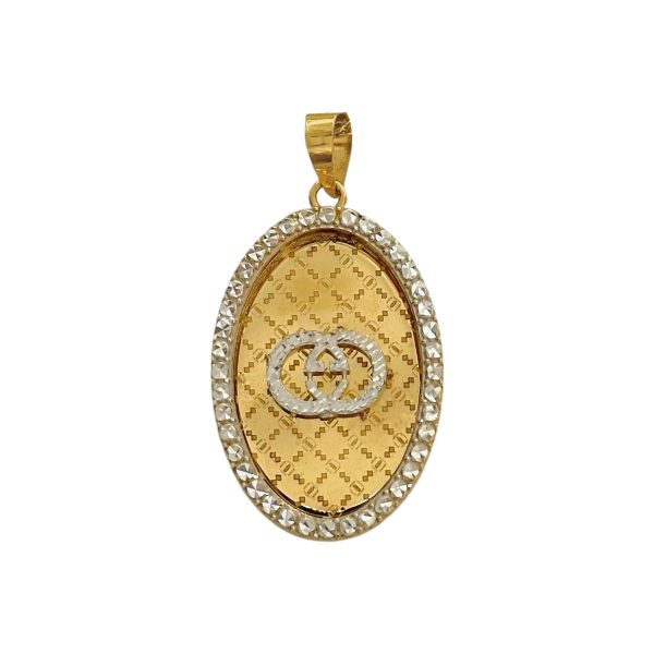 آویز طلا گوچی تراش کد 17240